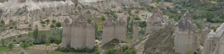 etranges cheminées de fées en Cappadoce avec Vidas