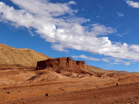 le long d'une piste du sud marocain