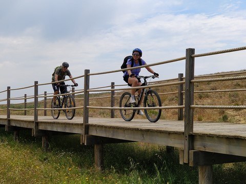 Algarve, Portugal, en VTT