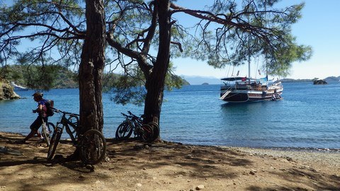 vélo bateau en Lycie (Vidas)